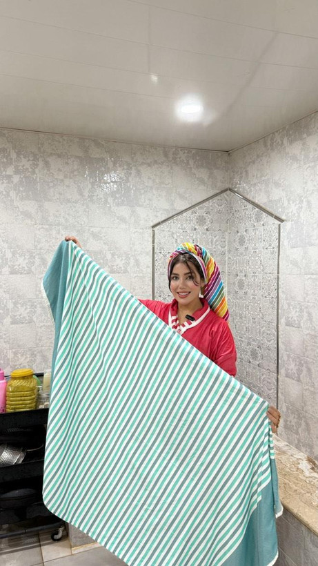 حوله استخری سایز ۱۰۰ در۱۸۰ بی ریشه ، طرح راه راه
