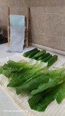 دستمال نخی یزدی طرح راه راه ( بسته دوتایی ،سایز ۵۰ در ۷۰ )