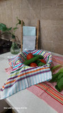 دستمال نخی یزدی طرح شطرنجی (بسته دوتایی سایز ۵۰ در ۵۰)
